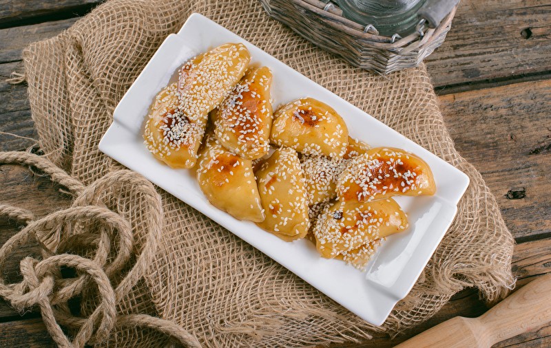 Жареные вареники с сыром