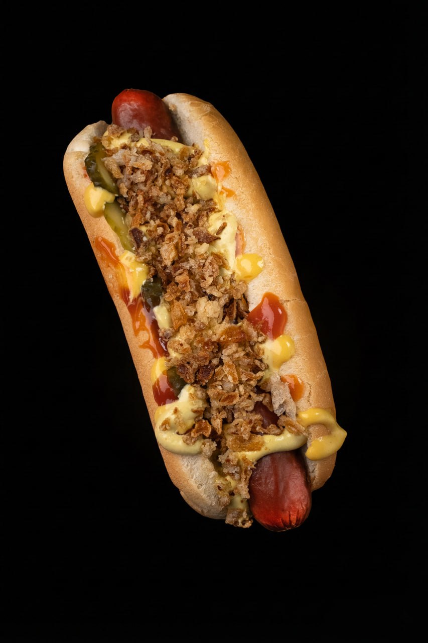 Датский хот-дог (сосиска говяжья)