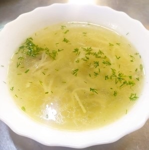 Суп «Лапша домашняя»  с курицей