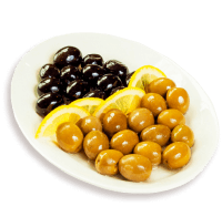 Маслины и оливки с лимоном