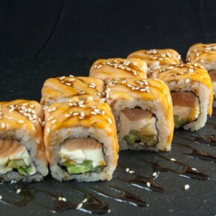 Ролл Филадельфия запечённая