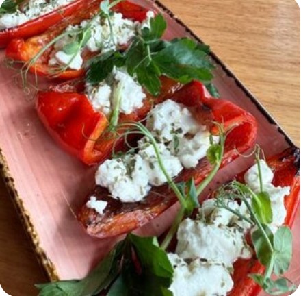 Перец, запечённый с фетой