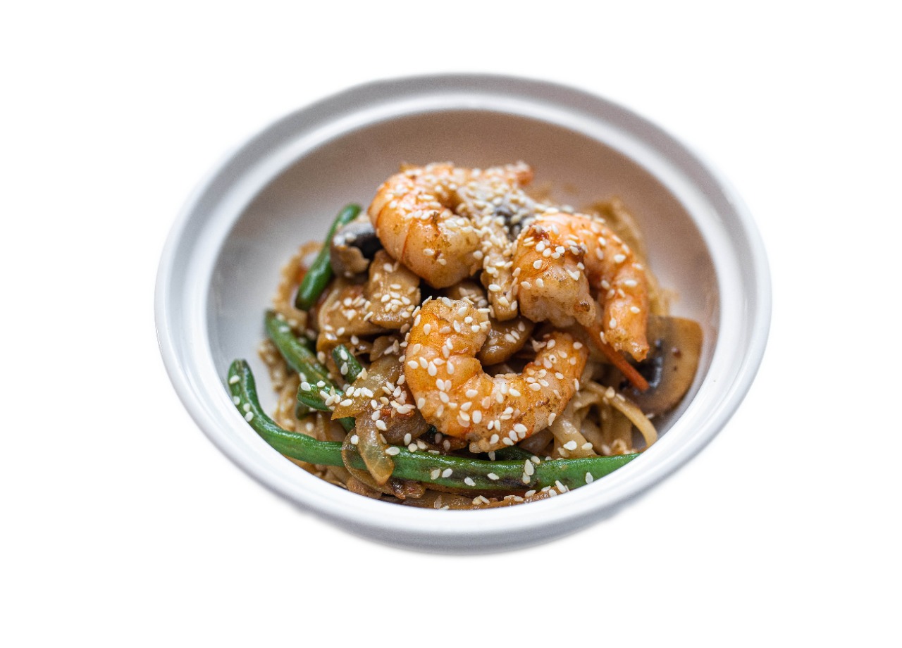 WOK Том Ям с креветкой и грибами