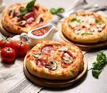Мини-пицца с грибами и сыром 500гр