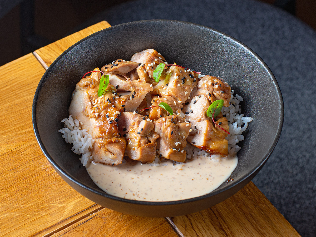 Цыпленок терияки с рисом