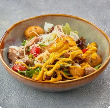 Салат Дрезденский с колбасками