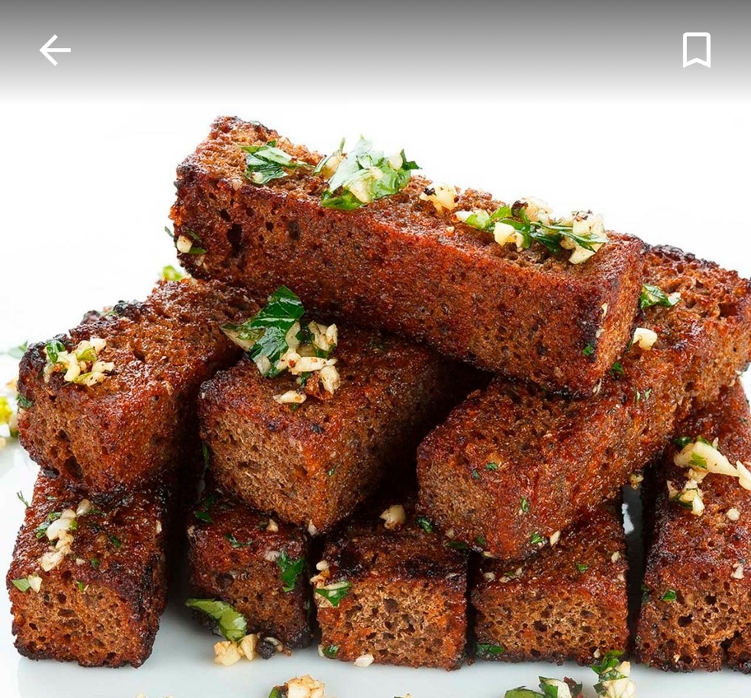 Гренки чесночные