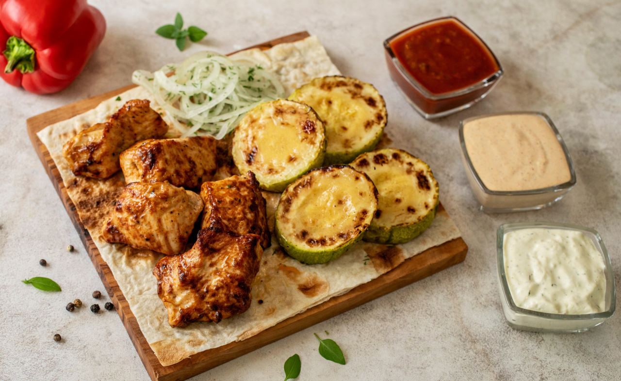 Ланч с индейкой и кабачками