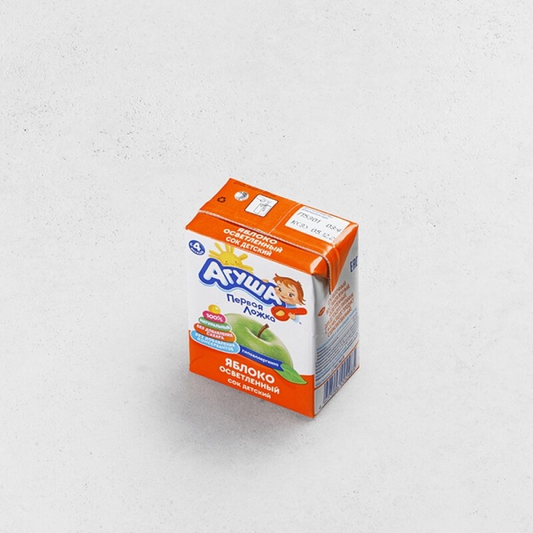 Детский сок Агуша яблоко 0,2л