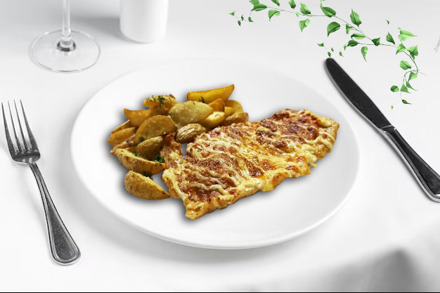 Куриная отбивная с томатом