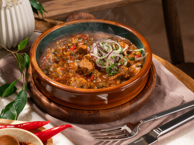 Чашушули с говядиной