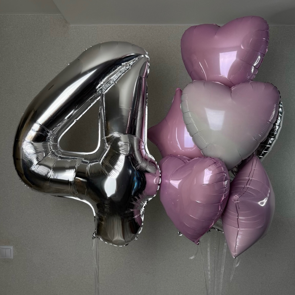 Любая цифра и связка из 7 шаров