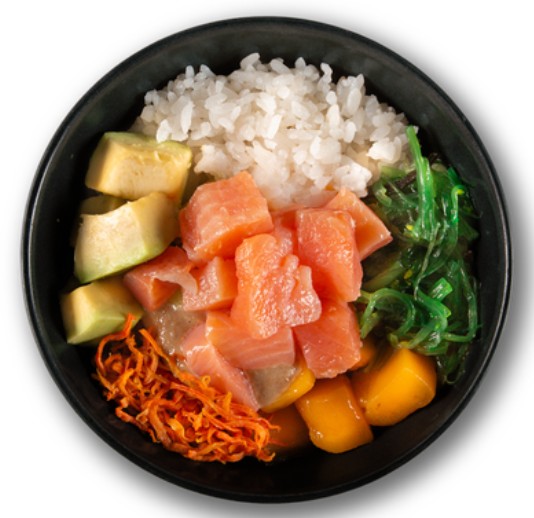 Поке с лососем