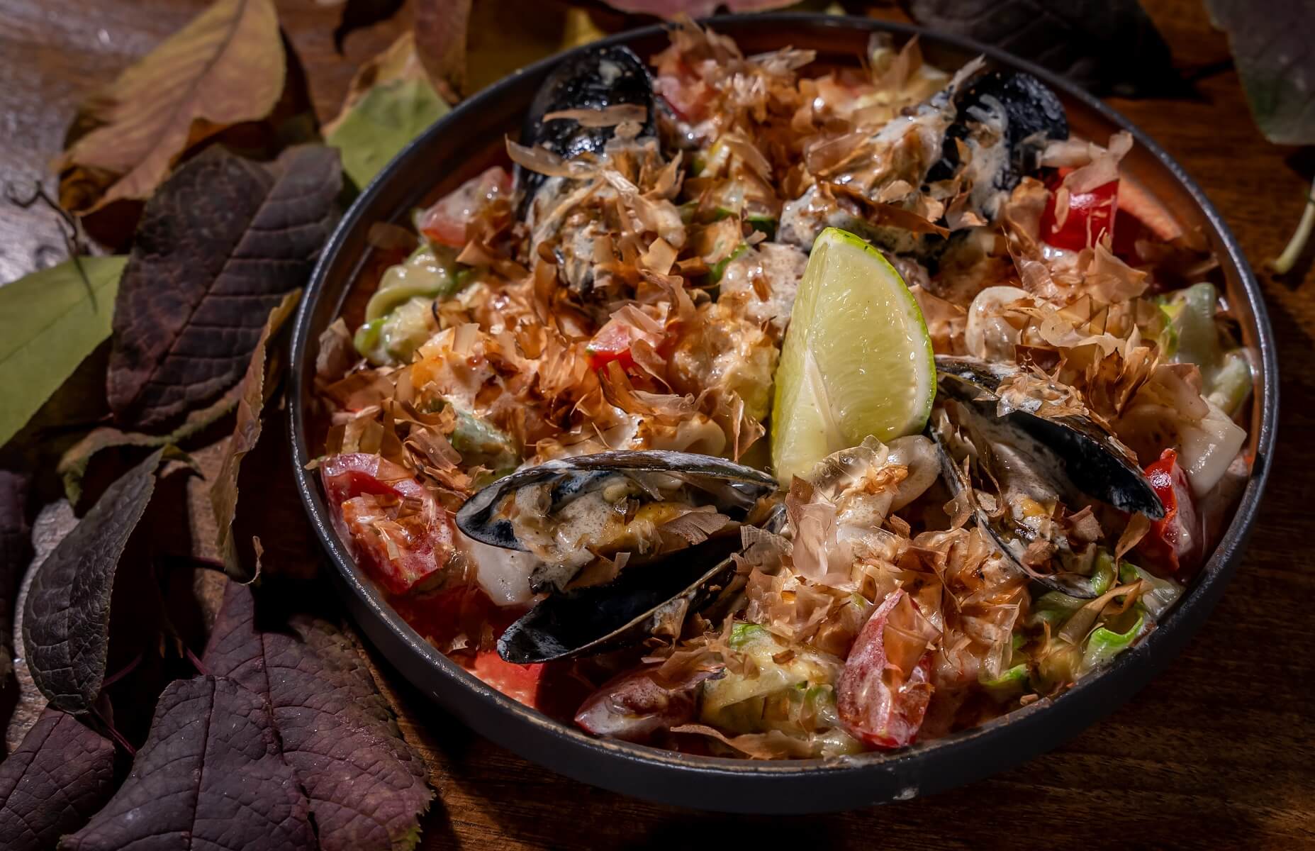 Морепродукты с бонито