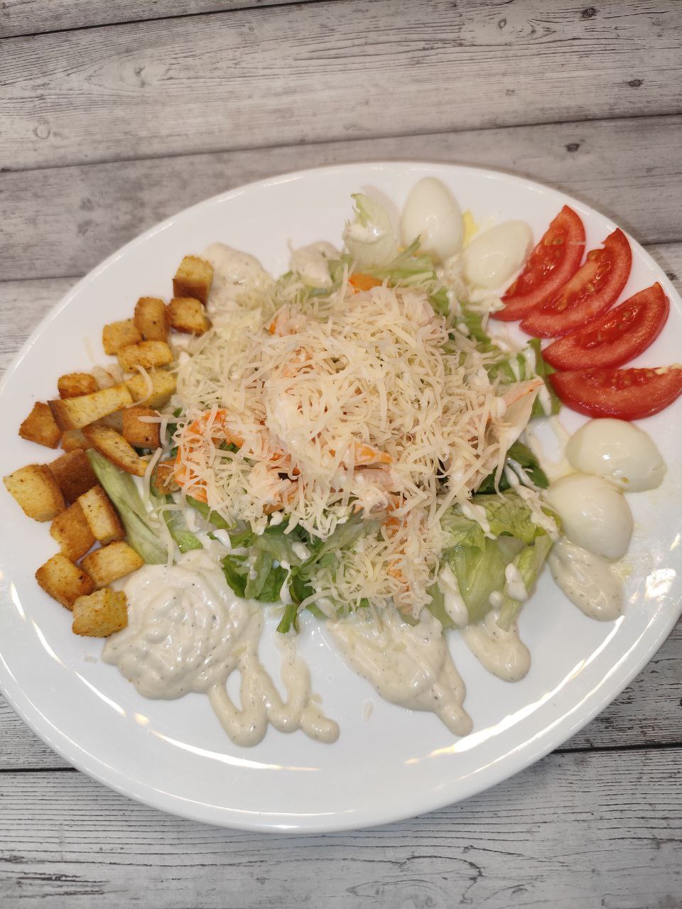 Цезарь с креветками