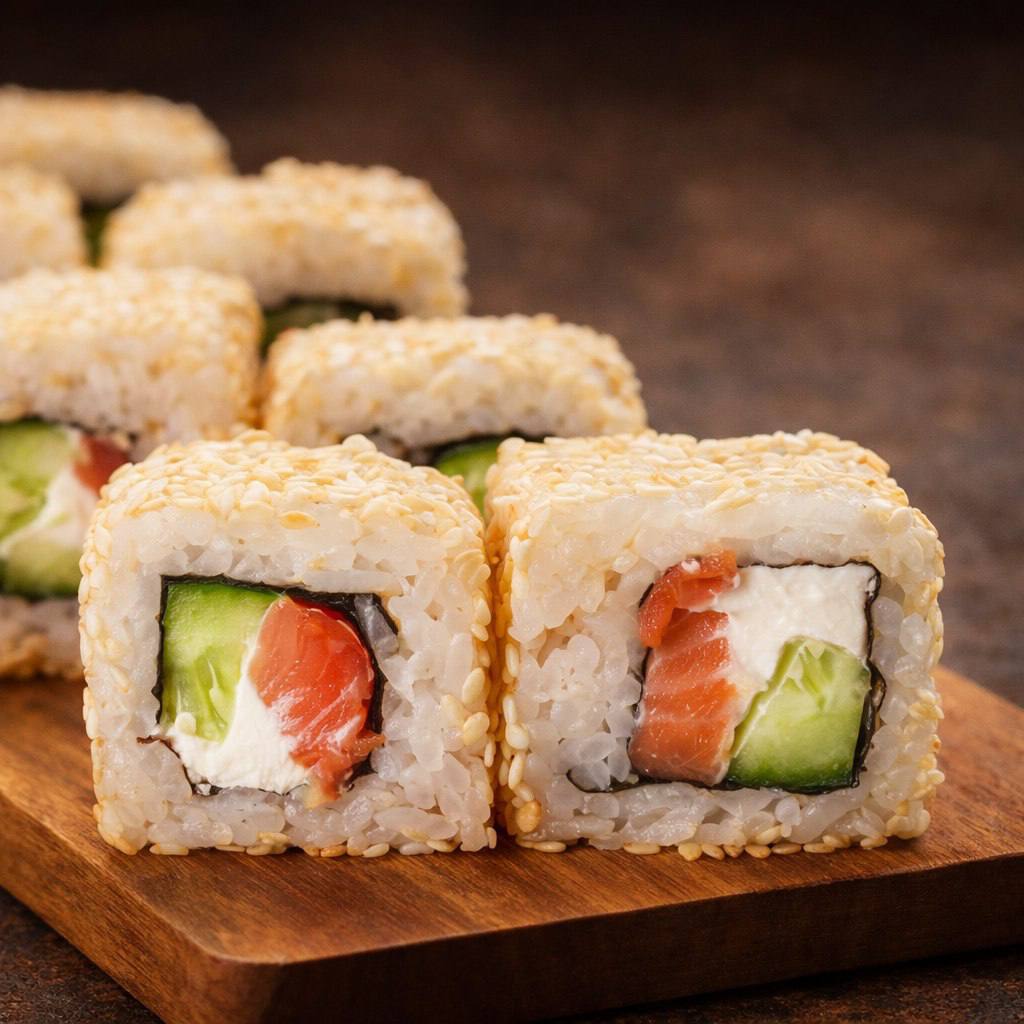 Калифорния с копченым лососем