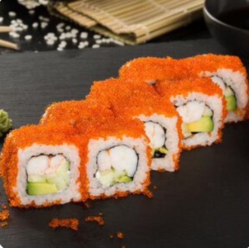 Ролл Калифорния с креветкой