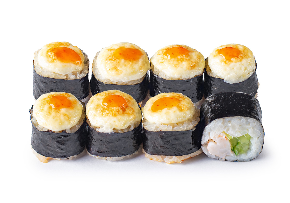 Ролл запеченный с креветкой