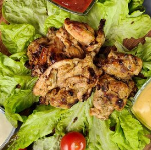 Шашлык из филе куриного бедра