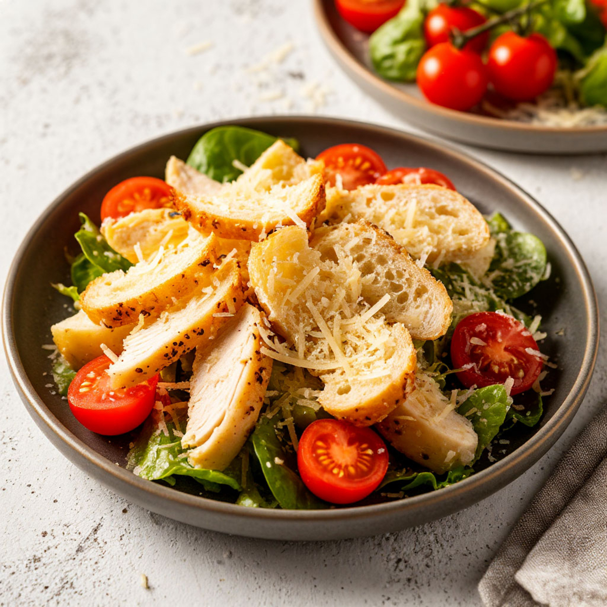 Салат "Цезарь" с куриной грудкой