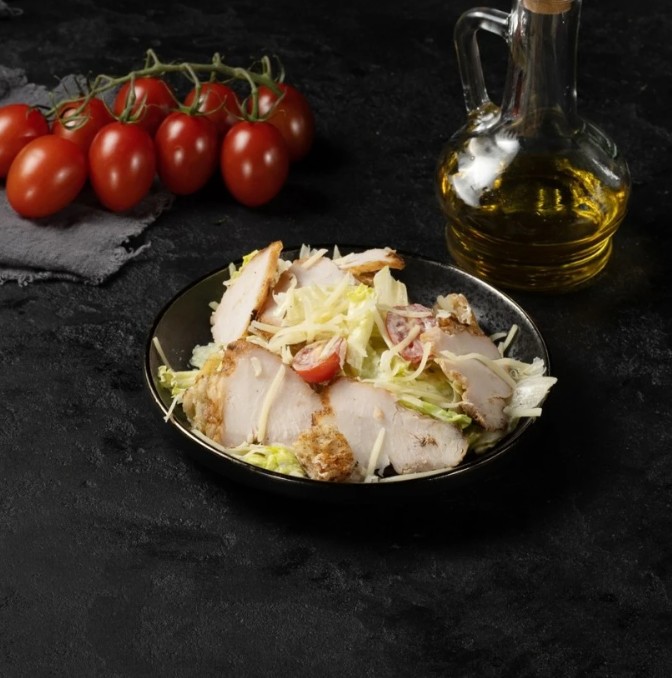 Цезарь с курицей