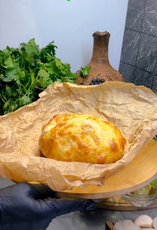 Хачапургер с курицей