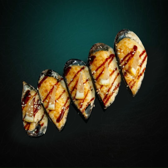 Запеченные мидии