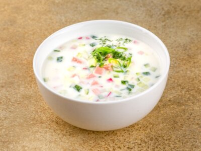 Окрошка на кефире