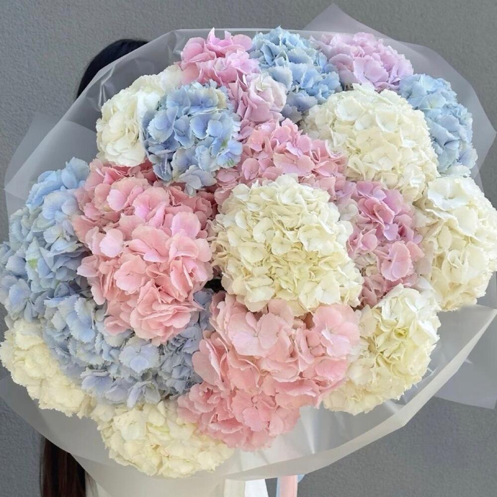 Букет из гортензии 15 шт 