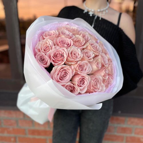 Монобукет «Моей прекрасной» розы кения 