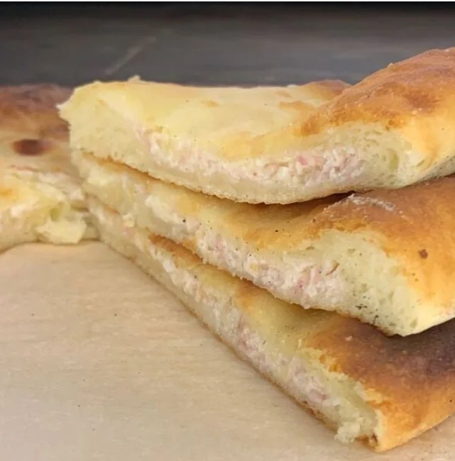 Осетинский пирог с ветчиной и сыром 35
