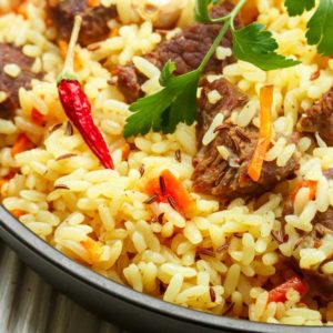 Плов со свининой