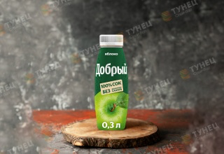 Сок Добрый яблочный 0,3л