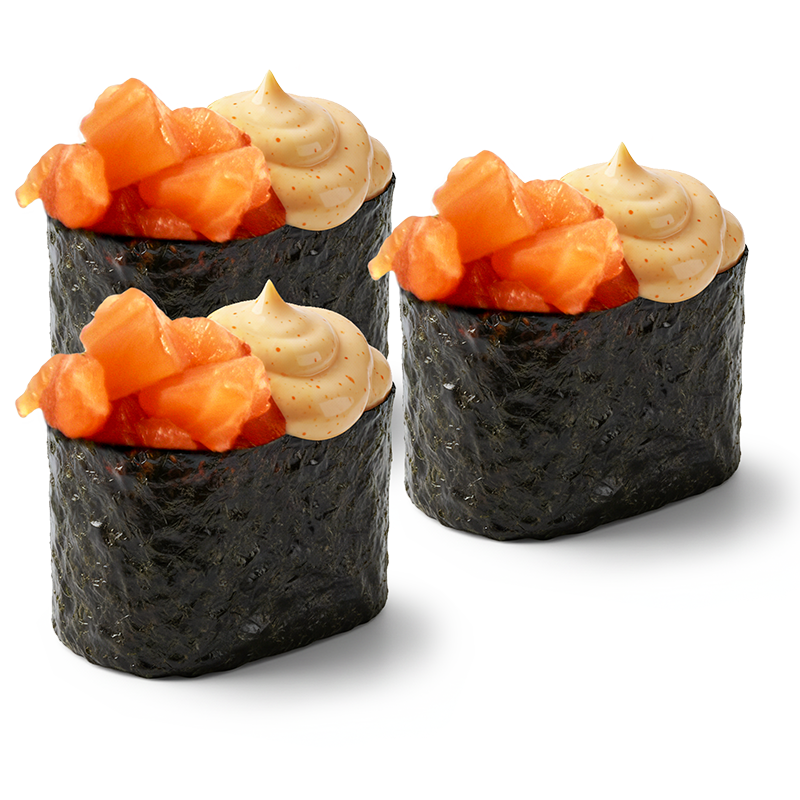 Гунканы Лосось спайси, 3 шт.