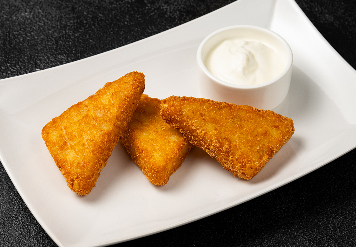 Хашбраун со сметаной