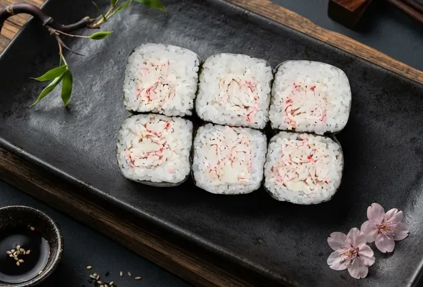 Ролл с крабом
