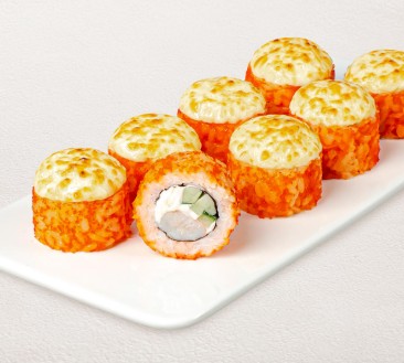 Ролл Тигровая креветка с моцареллой