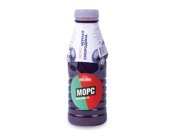 Морс из черной смородины 0.45л