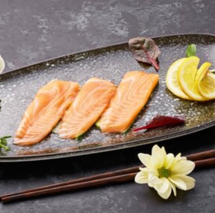 Сашими с лососем