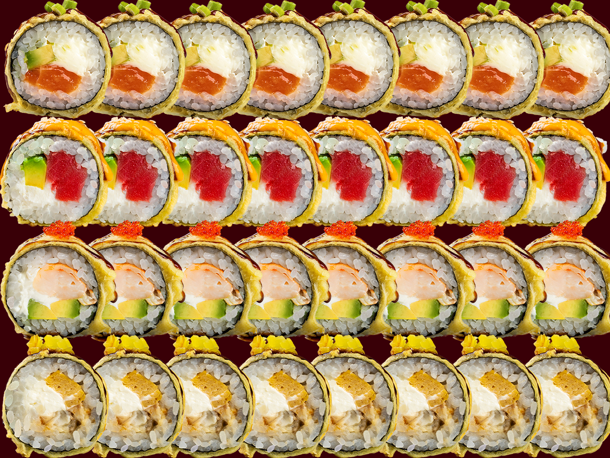 Сет теплых роллов