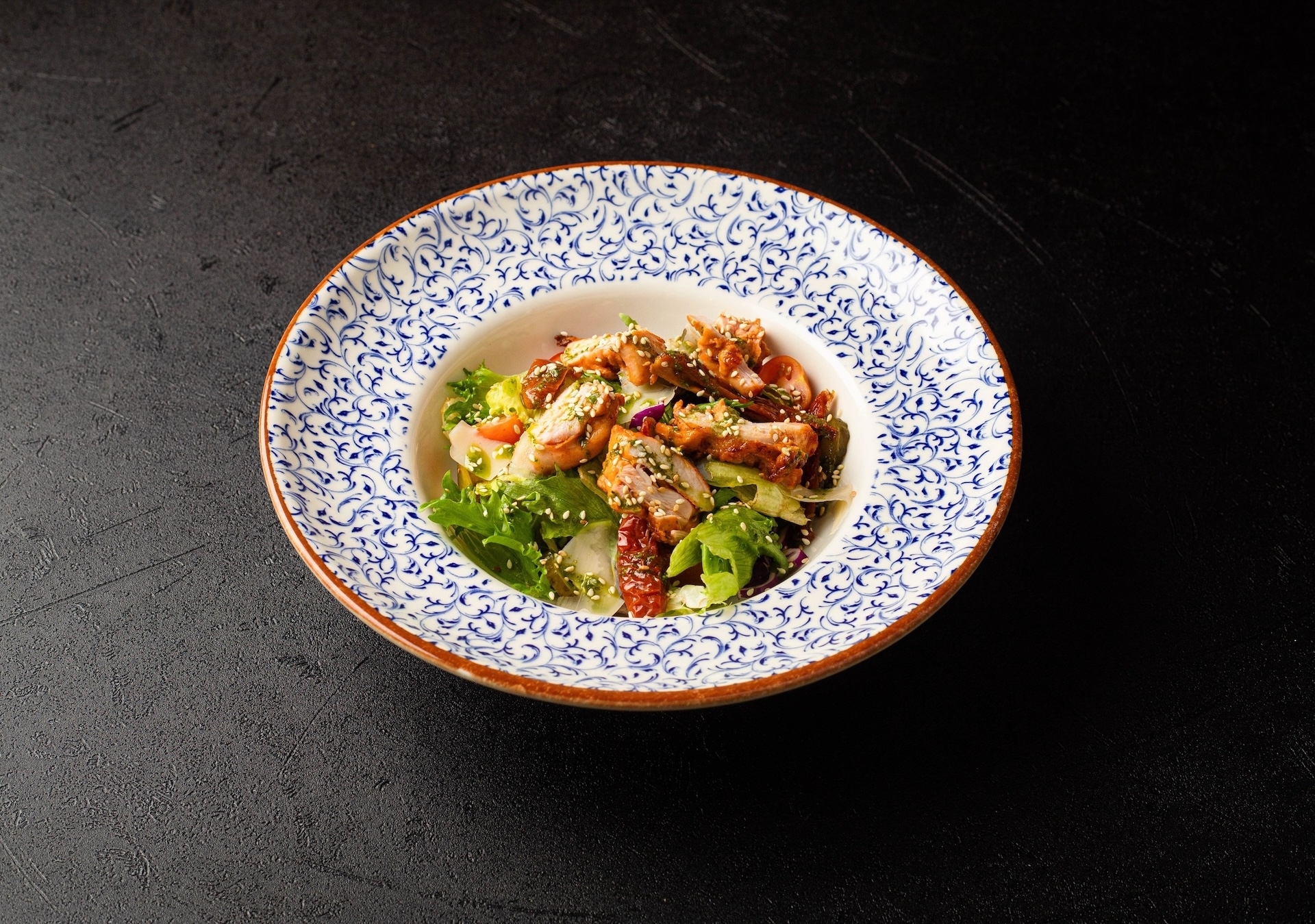 Мангал салат с индейкой