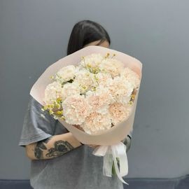 Диантусы брют с ромашками