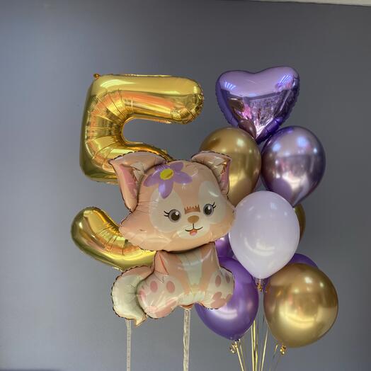 Шары на 5 лет девочке, дочке