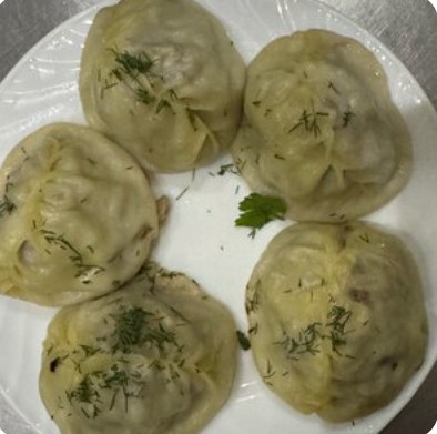 Манты с говядиной
