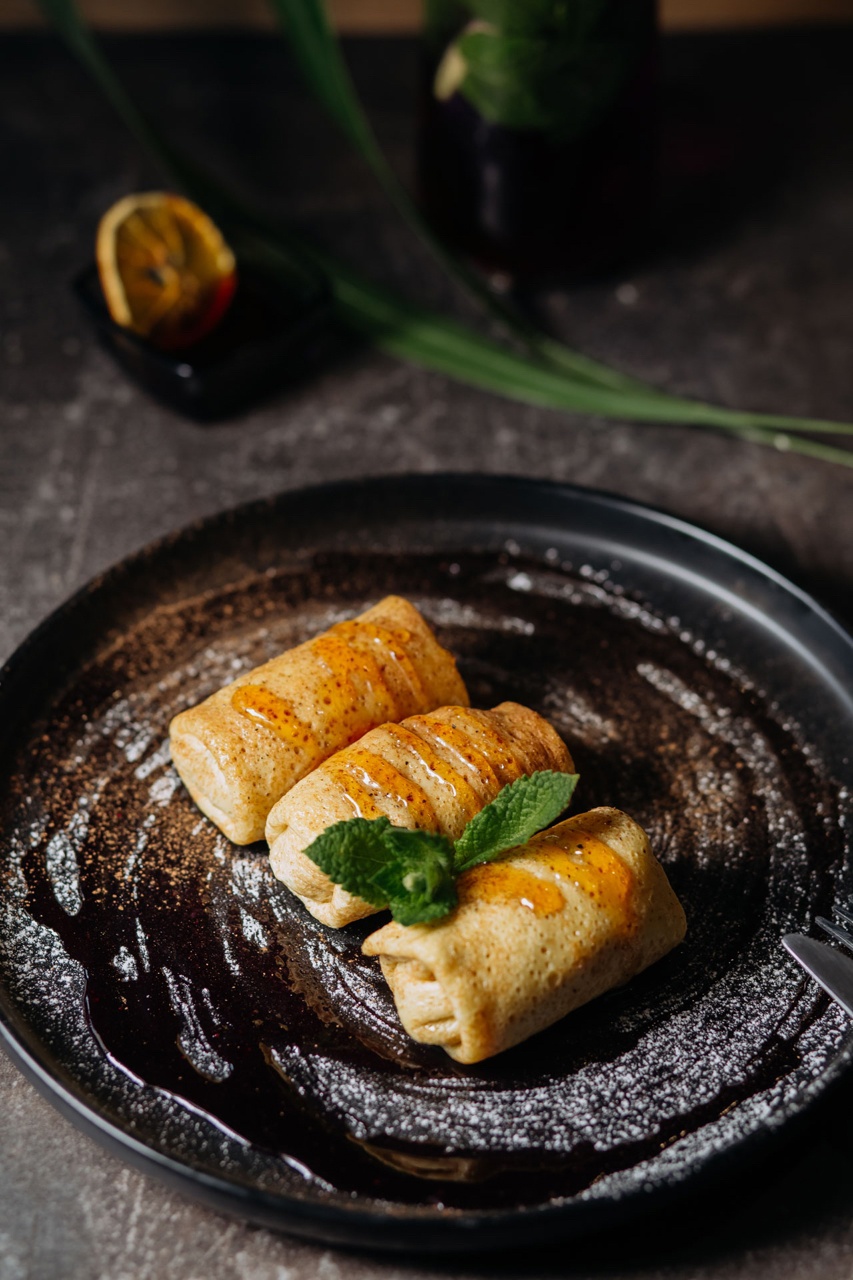 Блины с мясом