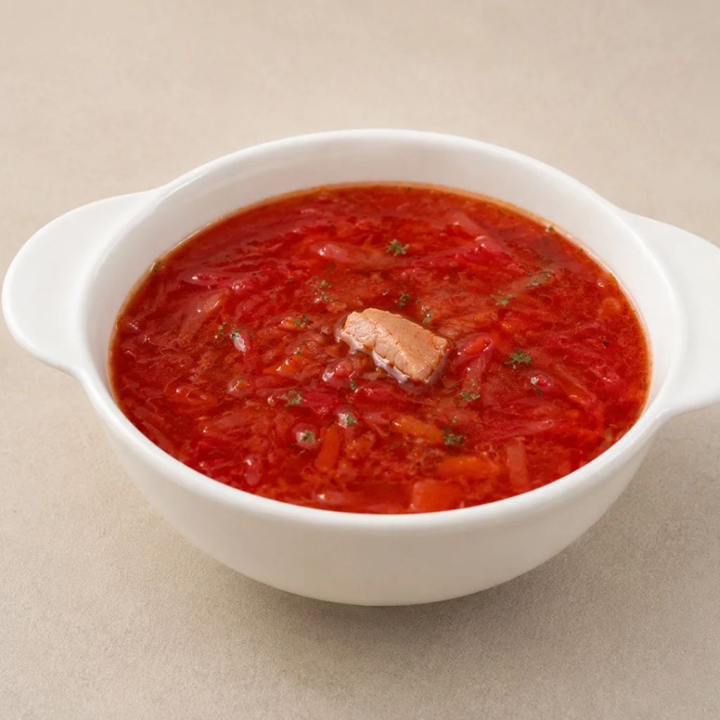 Борщ с курицей