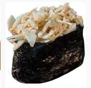 Запеченный гункан с крабом