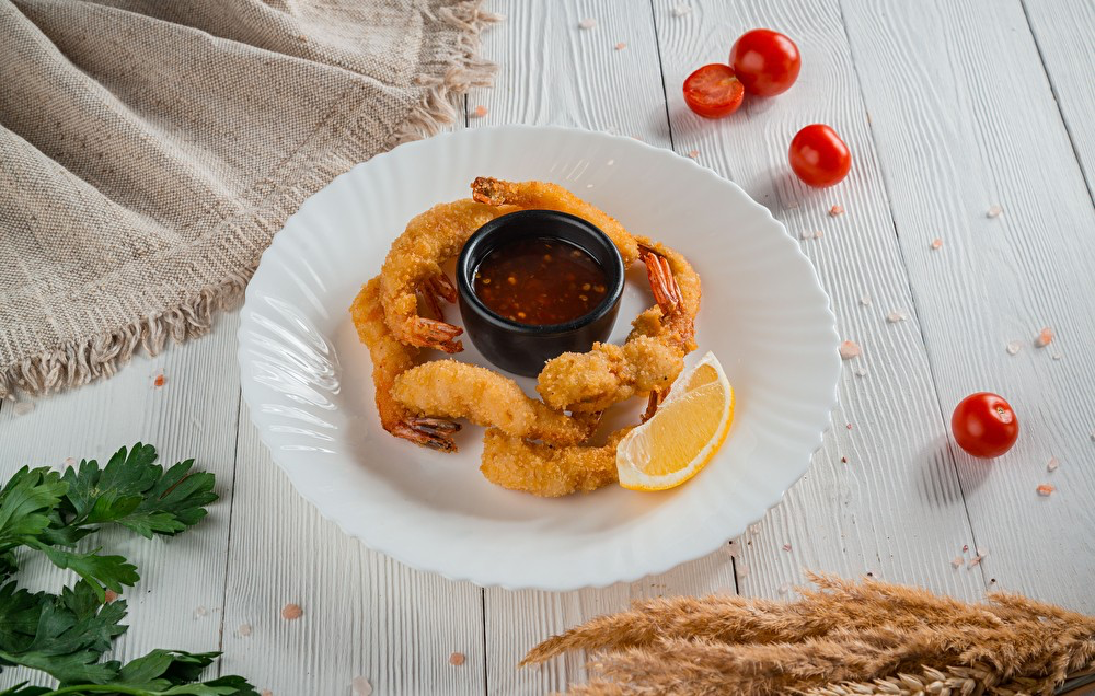 Креветки темпура