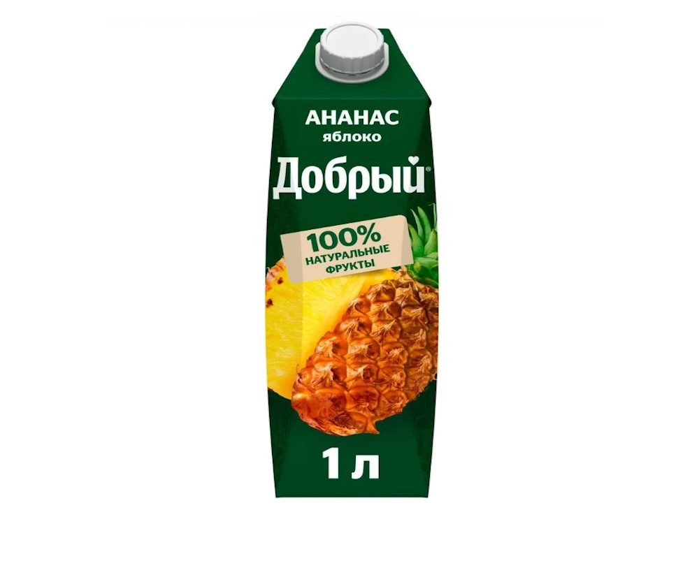 Сок Ананас-Яблоко 1л.