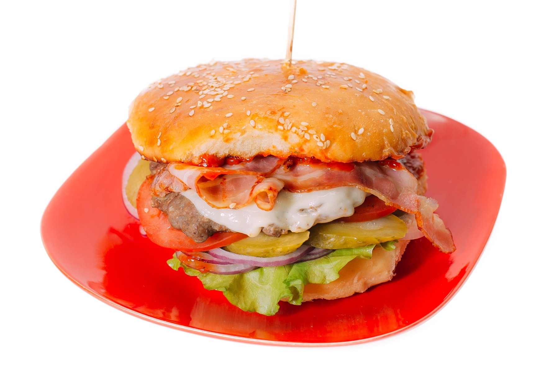 Бургер говяжий с красным Чили ЛАЙТ